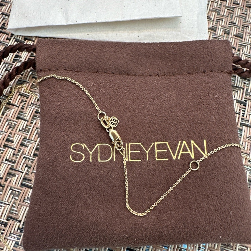 Sydney Evan 14k Love Diamond Nevklace RT $1310 - Picture 3 of 5